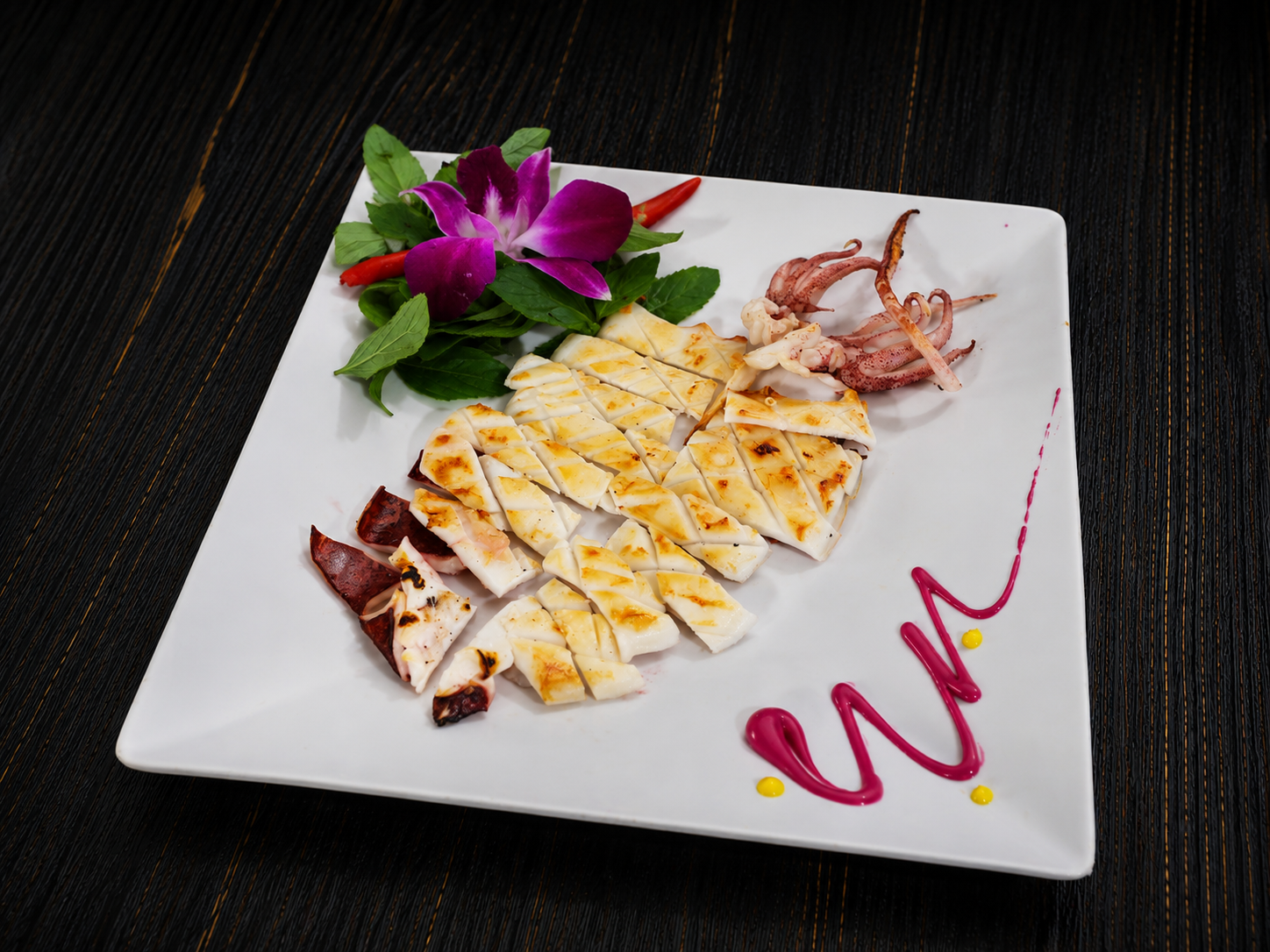Mực ống Nướng Mọi